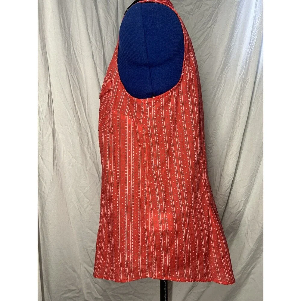 Wrangler Women’s Size Large Pearl Snap Sleeveless Wrancher Shirt Western Cowgirl - Picture 5 of 9
